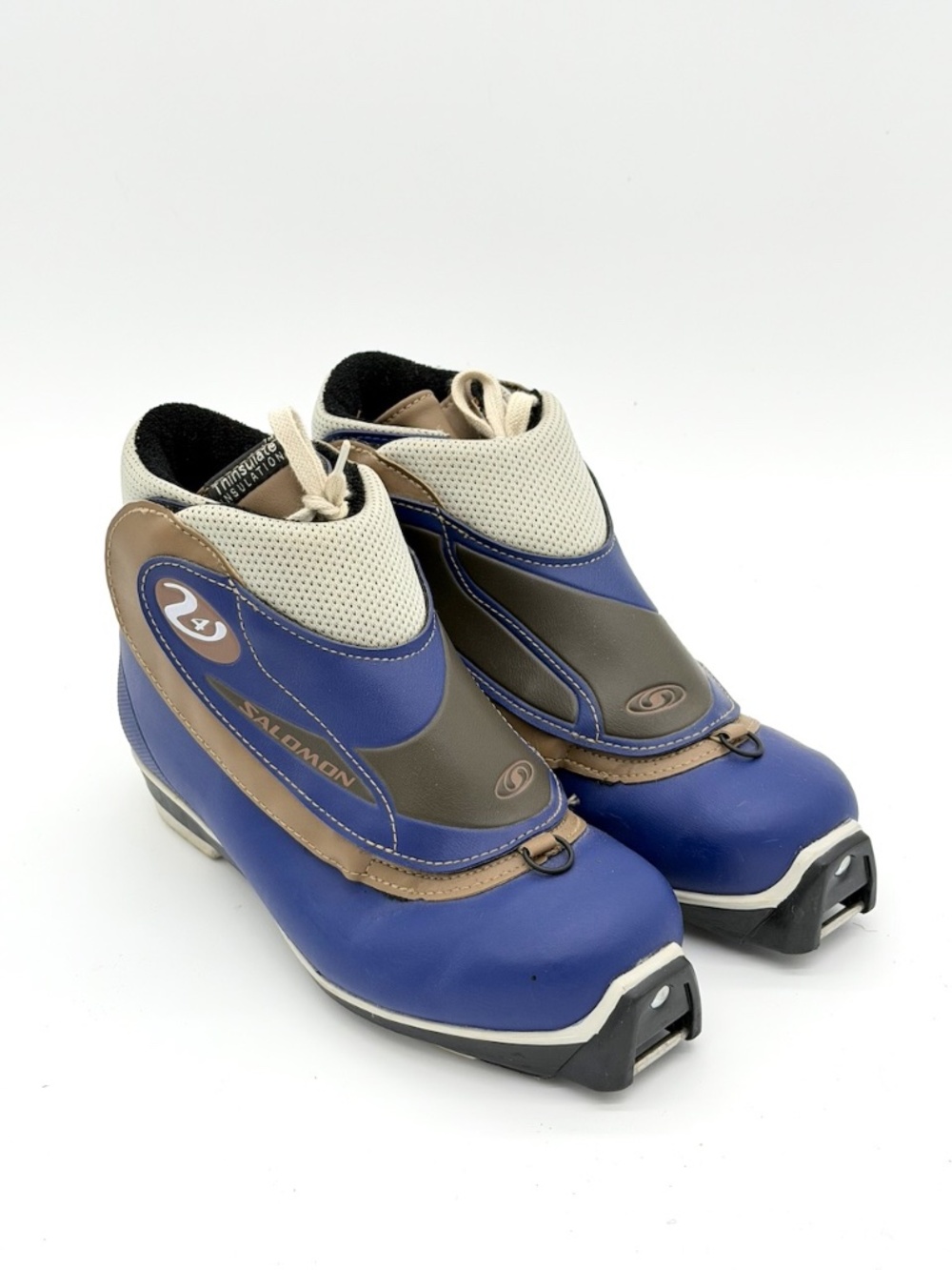 Salomon Siam 4 Cross Country Ski Boots Womens 5.5 EU 37 SNS Profil Nordic Blue